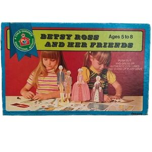 Vintage 1969 Child Guidance Betsy Ross And Her Friends Paper Dolls unused